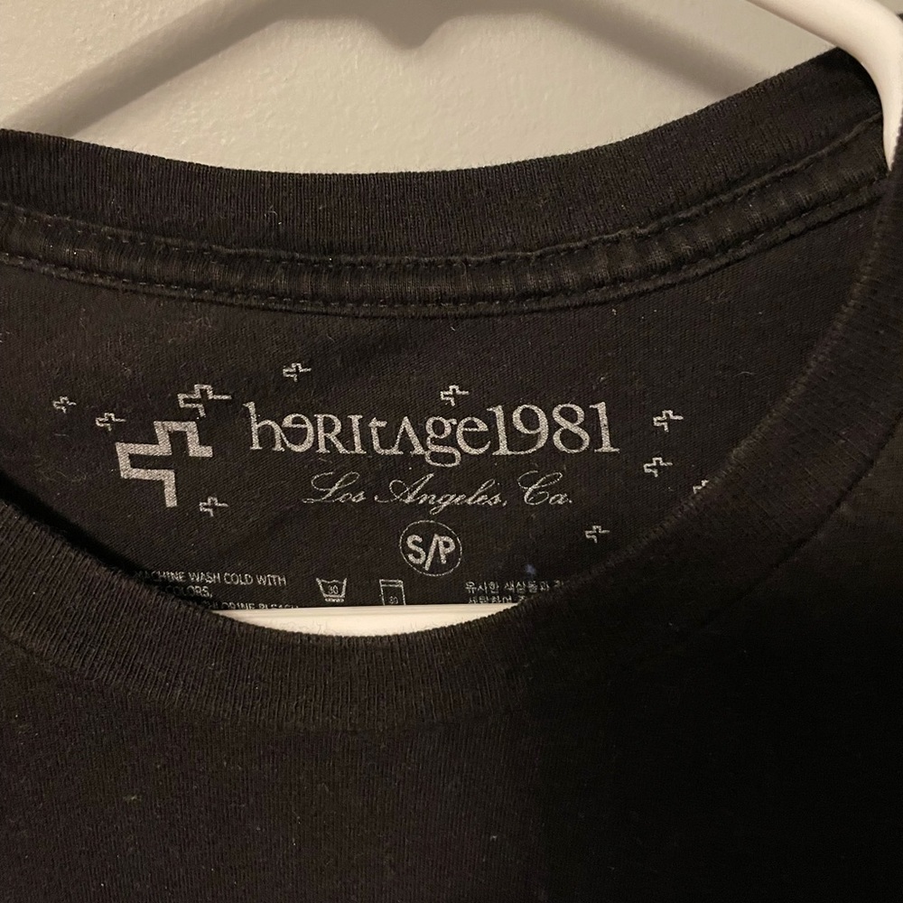 Heritage 1981 Black T-Shirt - Picture 2 of 2